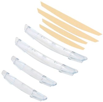 Deur Edge Guards Anti-Collision Lijm Scratch Protector 4 Stks/set Trim Molding Protection Strip Auto Sticker transparant