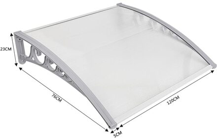 Deur En Raam Luifel Patio Outdoor Anti-Ultraviolet Zonnescherm Thuis Voordeur Corrosiebestendig Cover Luifel Lege Board hwc 80x120 cm