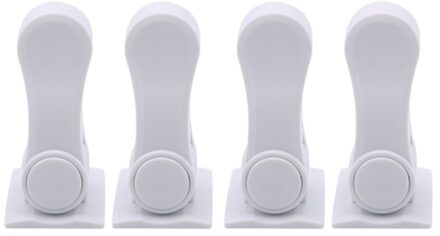 Deur Hendel Kind Lock Kabinet Sloten Baby Proofing Deursloten Afschrikken Kids Opening Handvat Deursloten Baby Veiligheid Apparatuur wit