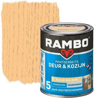 Deur & Kozijn pantserbeits hoogglans transparant kleurloos 0000 750 ml