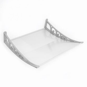 Deur Luifel Luifel Onderdak Veranda Front Regen Dak Back Patio Shade Cover Luifel Ondersteuning Outdoor Balkon Beugel Thuis Tuinhuisjes Hwc A 80x120 cm