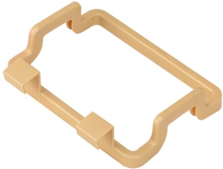 Deur Mand Houder Kabinet Afvalbak Draagbare Keuken Vuilniszak Houder Incognito Kasten Doek Rack Handdoekenrek Beige