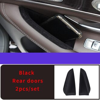 Deur Opbergdoos Voor Mercedes Gle W167 Gle Carbon Gle Gle 350/Amg 450 500e Amg Ixterior Decoratie accessoires zwart achterkant 2stk
