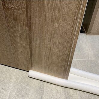 Deur Scheuren En Deur Bodem Afdichting Strips Sound-Proof Deur En Raam Kloof Lijm Strips Wind-Proof En warmte-Proof Sticker wit