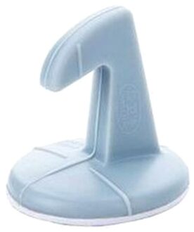 Deur Stopper Siliconen Deurslot Beschermende Pad Anti-Collision Stop Deur Protector Tope Puerta Suelo Multifunctioal Deur Houder blauw