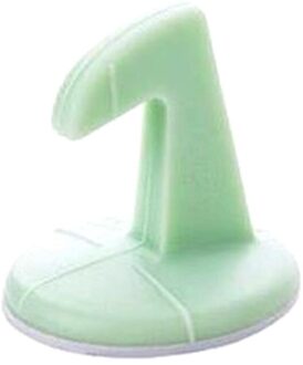 Deur Stopper Siliconen Deurslot Beschermende Pad Anti-Collision Stop Deur Protector Tope Puerta Suelo Multifunctioal Deur Houder groen