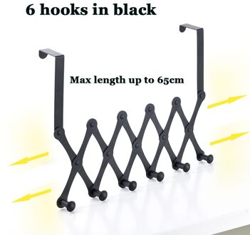 Deur Terug Opknoping Telescopische Haak Telescopische Opvouwbare Haak Kleerhanger Diamant-Vormige Deur Terug Muur Opknoping Kapstok Handtas 06-1