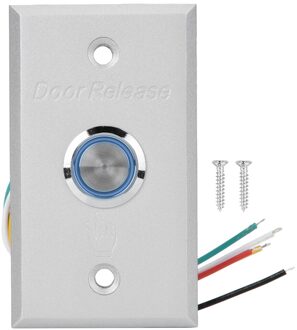 Deur Toegangscontrole Systeem Exit Deur Push Release Schakelaar Met Indicatielampje