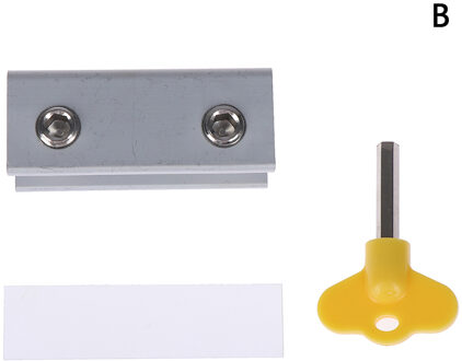 Deur Window Lock Restrictor Aluminium Kid Beveiliging Venster Limiet Veiligheid Keylock Gelukkig 15mm