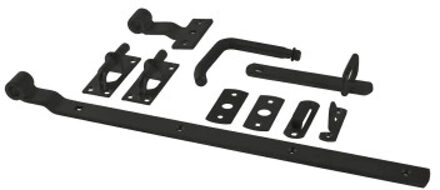 Deurbeslag Tuindeur - Zwart Black