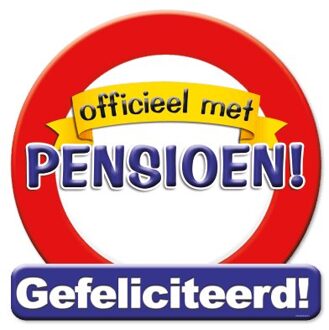 Deurbord Officeel met Pensioen 50cm