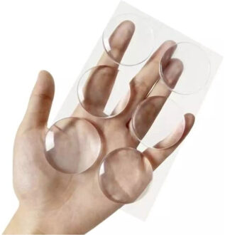 Deurbuffer - 6x - zelfklevend - transparant - stootdopjes