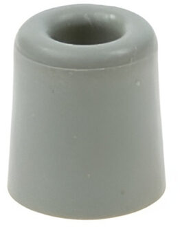 Deurbuffer / deurstopper - grijs - rubber - 35 x 30 mm - deurstop
