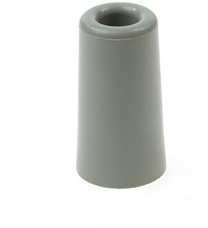 Deurbuffer / deurstopper - grijs - rubber - 75 x 40 mm - deurstop