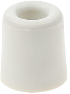 Deurbuffer / deurstopper - wit - rubber - 35 x 30 mm - deurstop