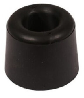 Deurbuffer / deurstopper - zwart - rubber - 35 x 30 mm - deurstop