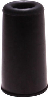 Deurbuffer / deurstopper - zwart - rubber - 75 x 40 mm - deurstop