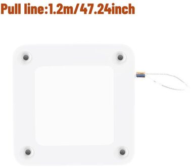 Deurdranger Automatische Deurdranger Punch-Gratis Automatische Trekkoord Deurdranger Beugel Deur Automatische Dichter Voor Deuren wit 1.2m kabel