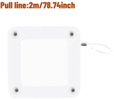 Deurdranger Automatische Deurdranger Punch-Gratis Automatische Trekkoord Deurdranger Beugel Deur Automatische Dichter Voor Deuren wit 2m kabel