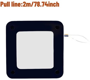 Deurdranger Automatische Deurdranger Punch-Gratis Automatische Trekkoord Deurdranger Beugel Deur Automatische Dichter Voor Deuren zwart 2m kabel