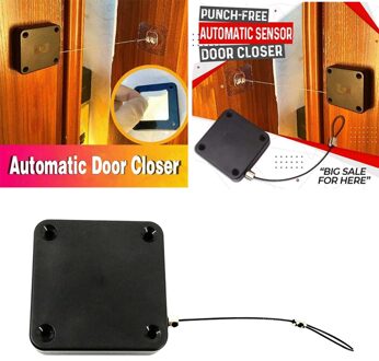 Deurdranger, Automatische Sensor Punch-Gratis Deurdranger Automatisch Dicht Voor Alle Deuren (1Pcs)