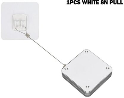 Deurdranger Punch-Gratis Automatische Deursluiters Voor Laden Rawstring Deurdranger Beugel Deur Automatische Sluiters Deur Hardware wit
