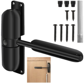 Deurdranger - zwart - zink - instelbaar - deuren veilig sluiten