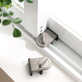Deuren Anti-Diefstal Slot Verstelbare Aluminium Schuifraam Klink Deurslot Beveiliging Mobiele Lock Venster Stoppers
