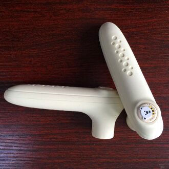 Deurklink Hand Beschermhoes Crash Pad Kinderen Deurslot Silicagel Deurklink Beschermende Behuizing Raam Deur Handvat Anti-C Beige wit