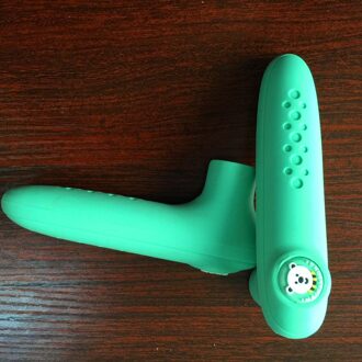 Deurklink Hand Beschermhoes Crash Pad Kinderen Deurslot Silicagel Deurklink Beschermende Behuizing Raam Deur Handvat Anti-C licht groen