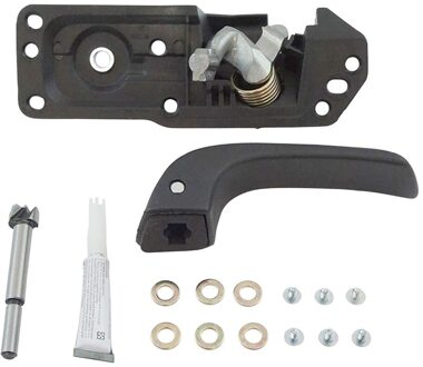 Deurklink Interieur Lh Driver Voor & Achter Met Installeren Kit Past: 07-13 Gmc Sierra Yukon Chevrolet Avalanche Silverado Suburban