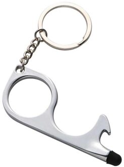 Deurklink Lift Artefact Sleutelhanger Anti Contact Deur Opener No Touch Sleutel Deur Opener Sleutelhanger Non-contact Deur opener 04