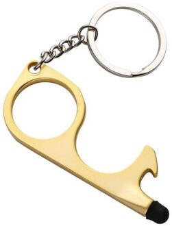 Deurklink Lift Artefact Sleutelhanger Anti Contact Deur Opener No Touch Sleutel Deur Opener Sleutelhanger Non-contact Deur opener 06