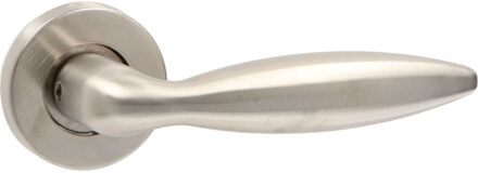 Deurkruk Op Rozet Pancia - Roestvrij Staal - Metaal Rvs - 19 Mm