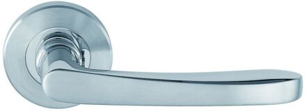 Deurkruk Op Rozet Pollice - Rvs - Metaal - Sleutelgat - Diam. 50 Mm