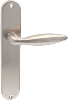 Deurkruk Op Schild Pancia - Rvs - Blind - Schild 233x45 Mm