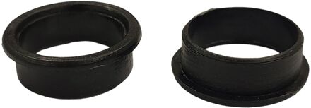 Deurkrukring Zwart 4 Stuks