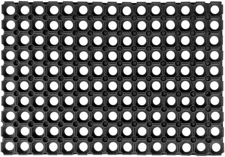 Deurmat - 40 x 60 cm - rubber - buitenmat?- schoonloopmat