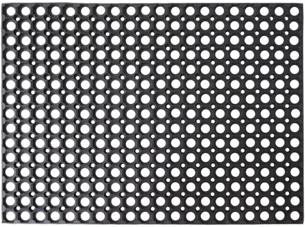 Deurmat - 60 x 80 cm - rubber - buitenmat?- schoonloopmat