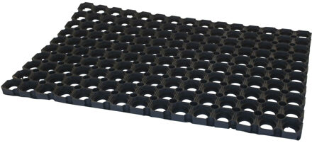 Deurmat/Buitenmat - 50 x 80 cm - Rubber - Groot formaat - Schoonloop Matten voor Buiten