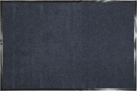 Deurmat - grijs - 120 x 80 cm - voor binnen - PVC / polyester - droogloopmat