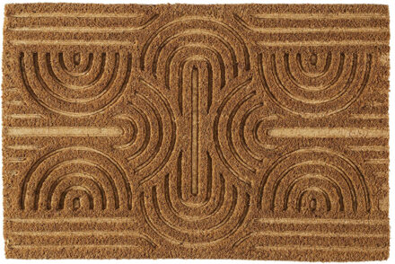 Deurmat Organisch - rechthoek - 40 x 60 cm - borstelmat