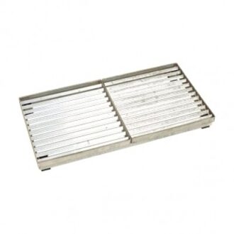 Deurmat Rooster Cubic Metaal - Hoog 7,4 CM Black