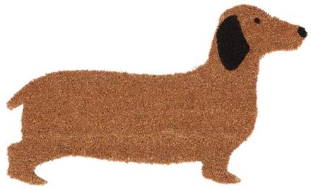 Deurmat teckel kokosvezel