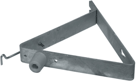 Deuropvangbeugel compleet RVS uitvoering