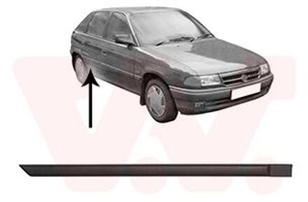 DEURSIERLIJST BOVEN Rechts achterportier 3734426