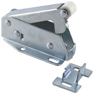 Deursnapper Met Schoot - Verzinkt Staal - 2 Stuks