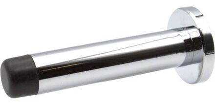 Deurstopper Chroom - 83mm - Wandbevestiging