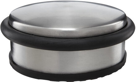 Deurstopper/deurbuffer - 1x - D100 x H45mm - 1,15kg - RVS - premium - zonder montage