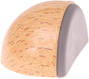 Deurstopper/deurbuffer Moon - 1x - D45mm - beuken look